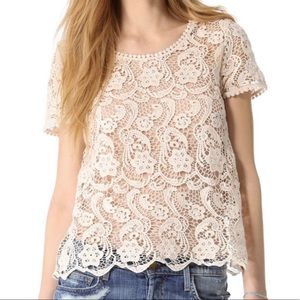 Joie crochet top